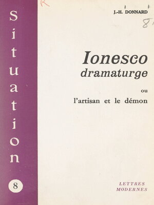 cover image of Ionesco dramaturge